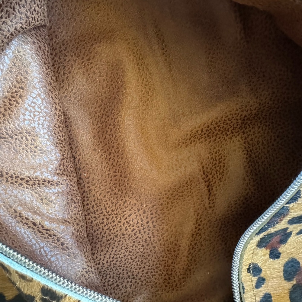 Cowhide Jewelry Makeup Bag - Picture 4 of 7